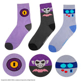 Set of 3 socks 8-Bit, Rico & Mortis - Brawl Stars