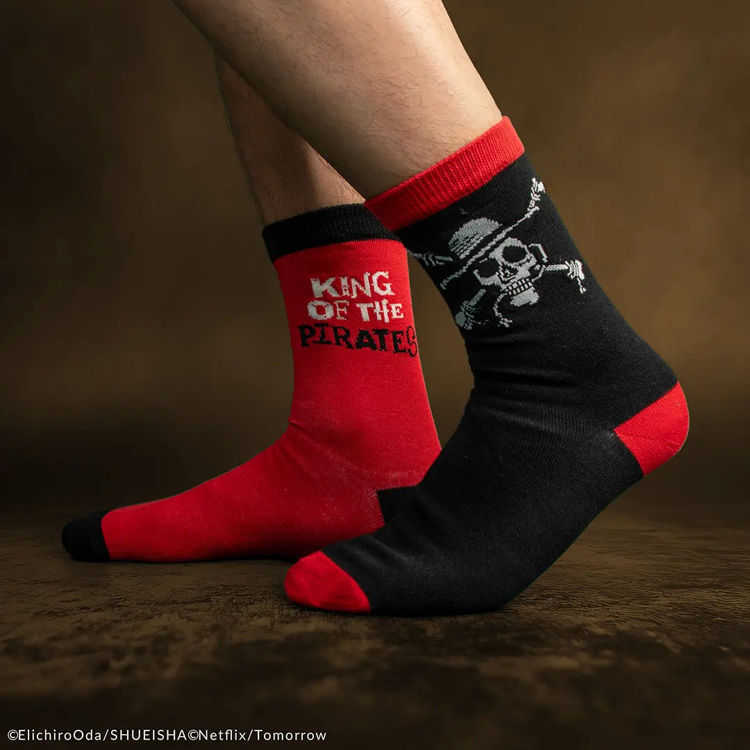 Set of 3 Pairs of Socks - One Piece Netflix