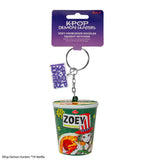 Squishy keychain - Zoey Hamburger Noodles - KPop Demon Hunters