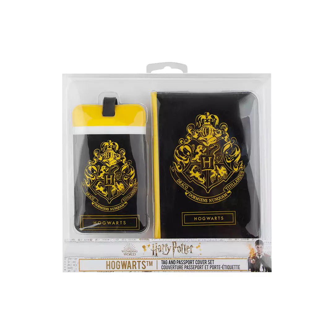 Set of Passeport cover and Tag - Hogwarts - Harry Potter