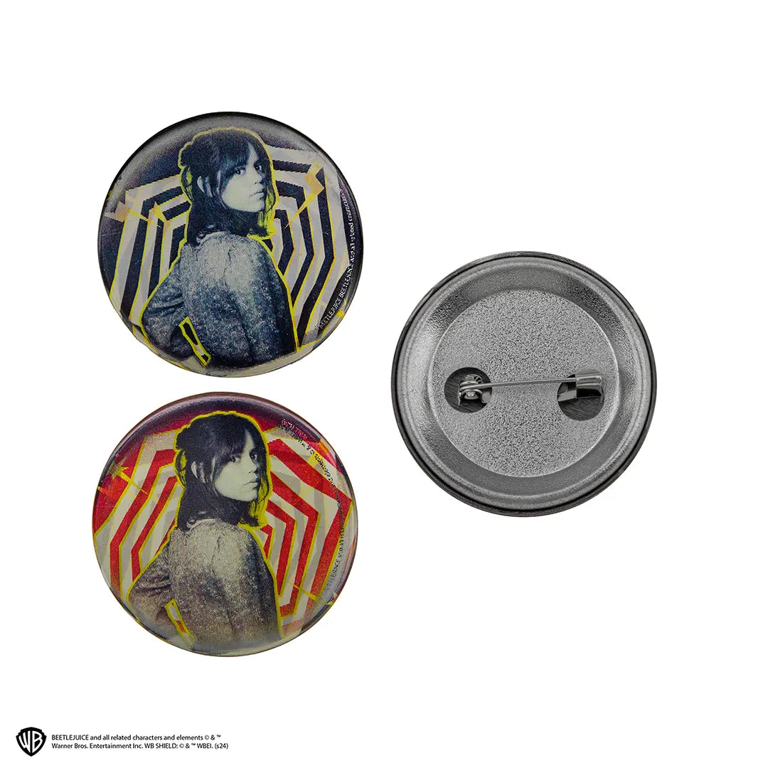 6 Button Badge Set - Beetlejuice