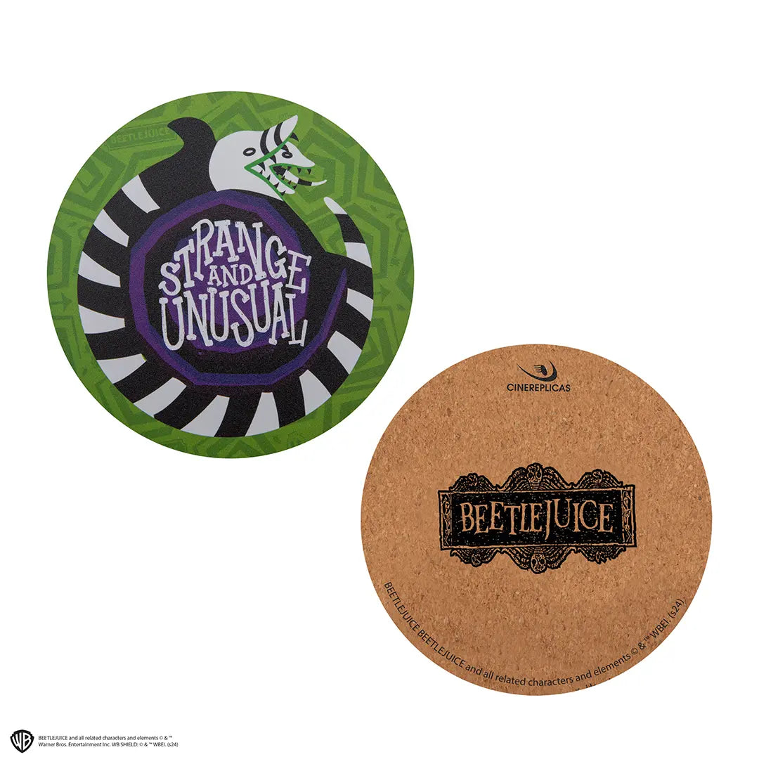 Set of 4 coasters - Beetlejuice