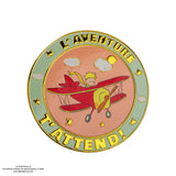 Set of 4 ceramic coasters and metal holder - The Little Prince