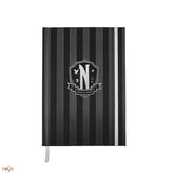 Hard cover double-entry notebook Nevermore Academy - Wednesday