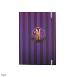 Hard cover double-entry notebook Nevermore Academy - Wednesday