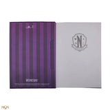 Hard cover double-entry notebook Nevermore Academy - Wednesday