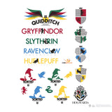Set of 55 stickers - Harry Potter