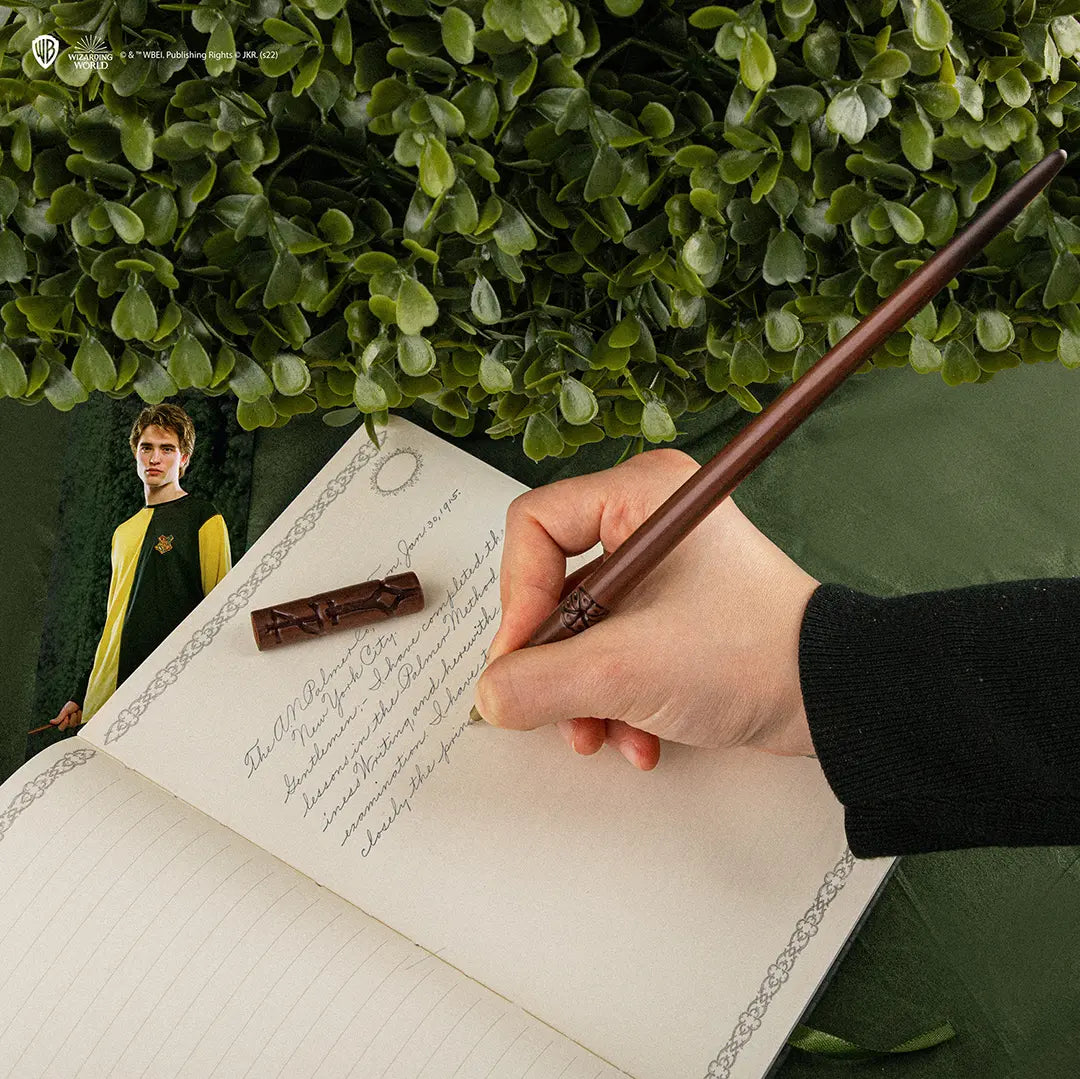 Wand Pen & Holder & Lenticular Bookmark Cedric Diggory - Harry Potter