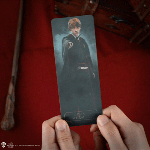 Wand Pen & Holder & Lenticular Bookmark Ron Weasley - Harry Potter