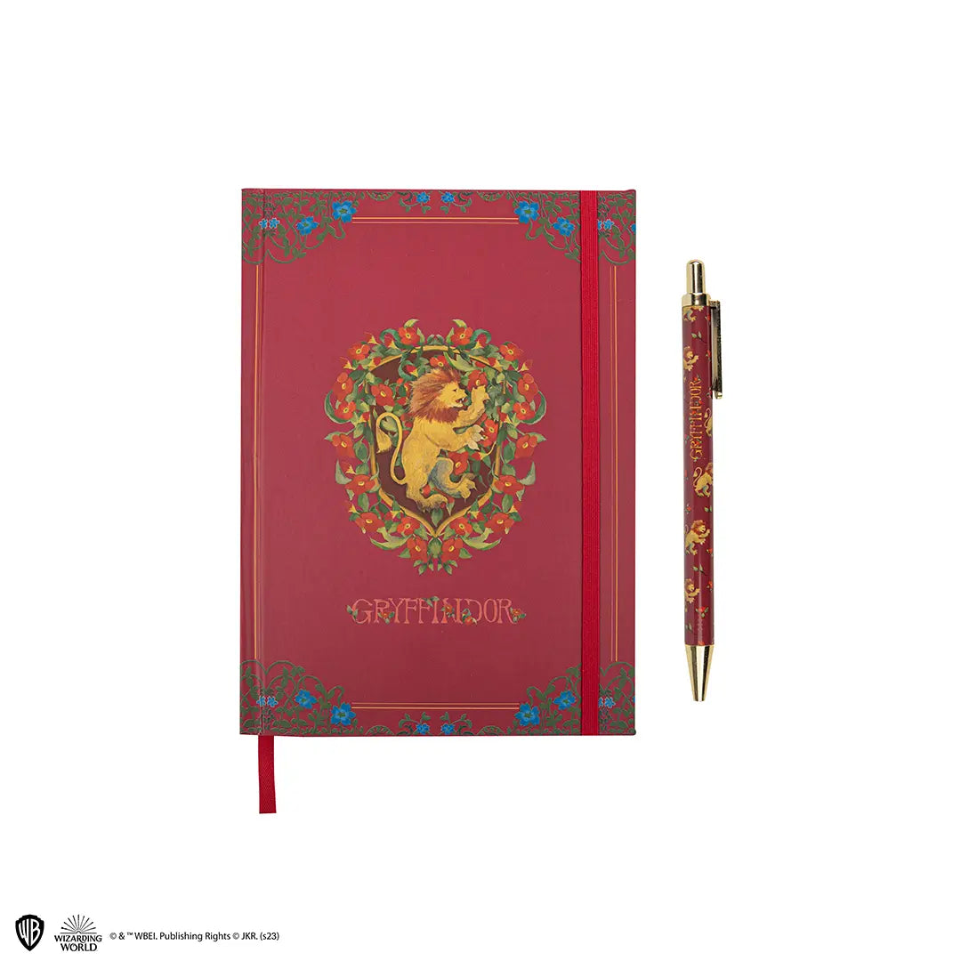 Deluxe notebook and pen Gryffindor - Harry Potter