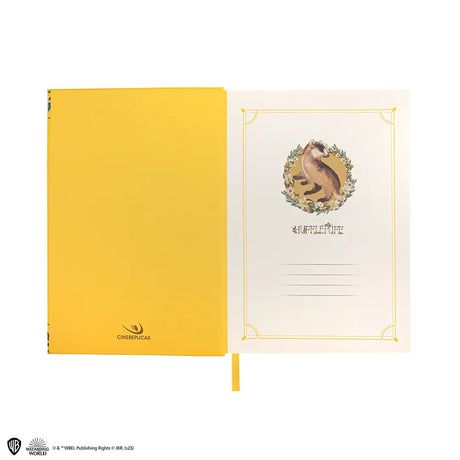 Deluxe notebook and pen Hufflepuff - Harry Potter