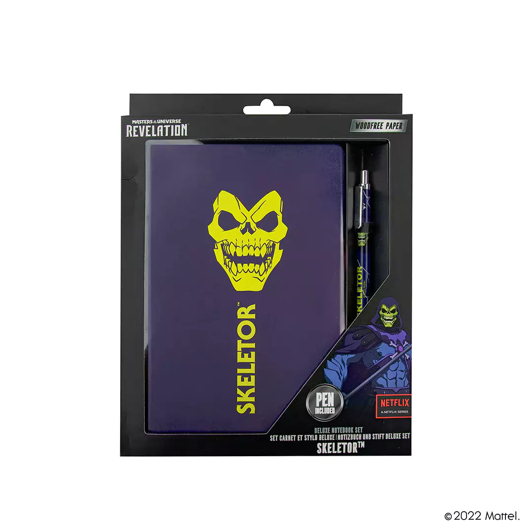 Notebook and pen - Skeletor - Masters of the Universe