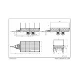 Tractor Trailer T007 1/10