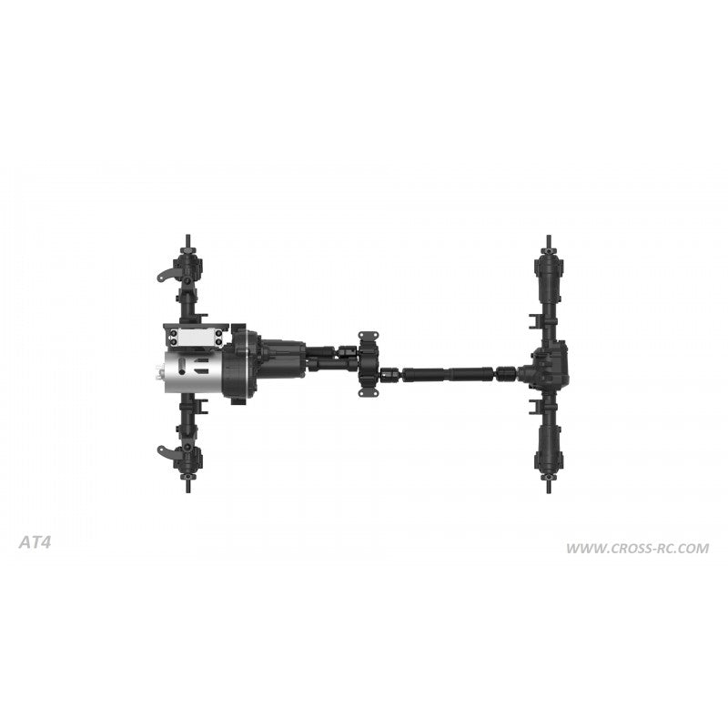 Crawling kit - AT4 EMO 1/10 RTR Kit (blue / white)