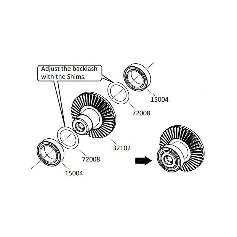 40T Axle cone (32102) GC-4, HC-4, HC-6