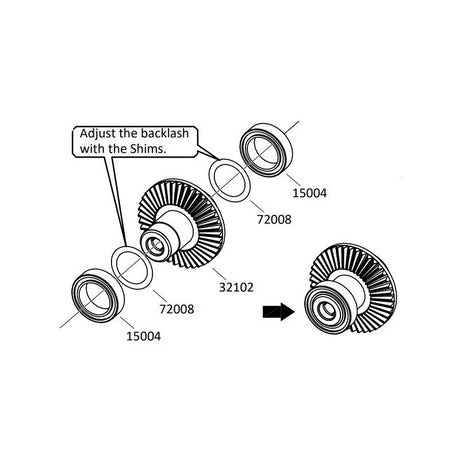 40T Axle cone (32102) GC-4, HC-4, HC-6