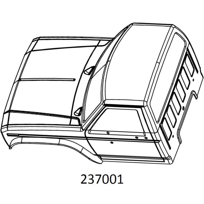 EMOX3 : transparent car shell kit