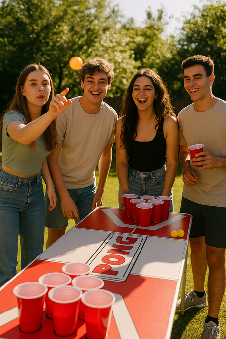Stanlord Beer Pong Bord Foldbart - Officiel Størrelse