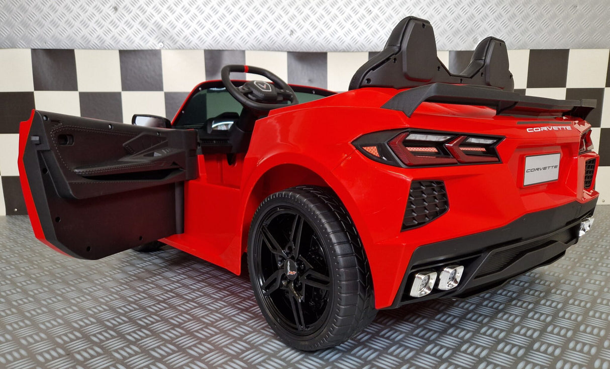 Corvette C8 electric children's car 12 volts 2 persons