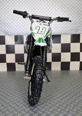 36 volt elektrisk crossmotorcykel grøn