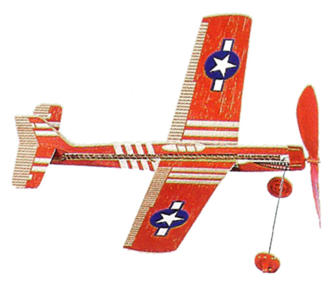 Super Fighters Free-Flight Counter Display Balsa Kits (24)