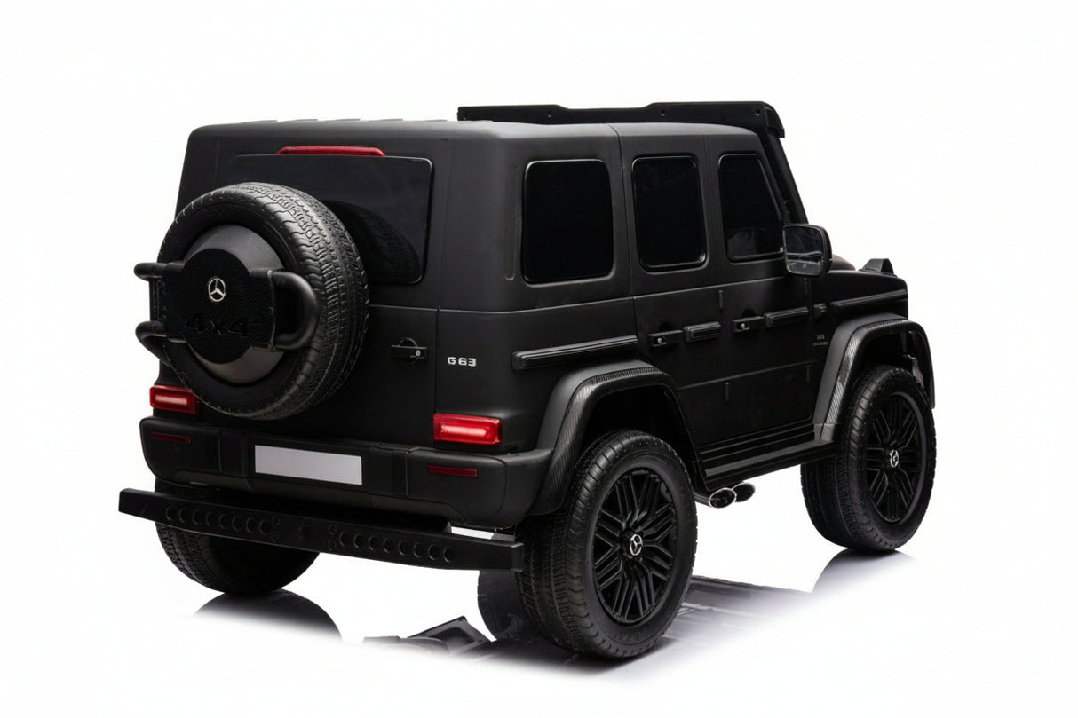 Battery children's car Mercedes G63 24 volt 2 persons matt black