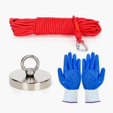 Stanlord Fiskesalvage Magnet 340 kg med anti-slip handsker og 20 m reb