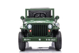 Azeno Desert Army Jeep 4x12V – El-bil til børn