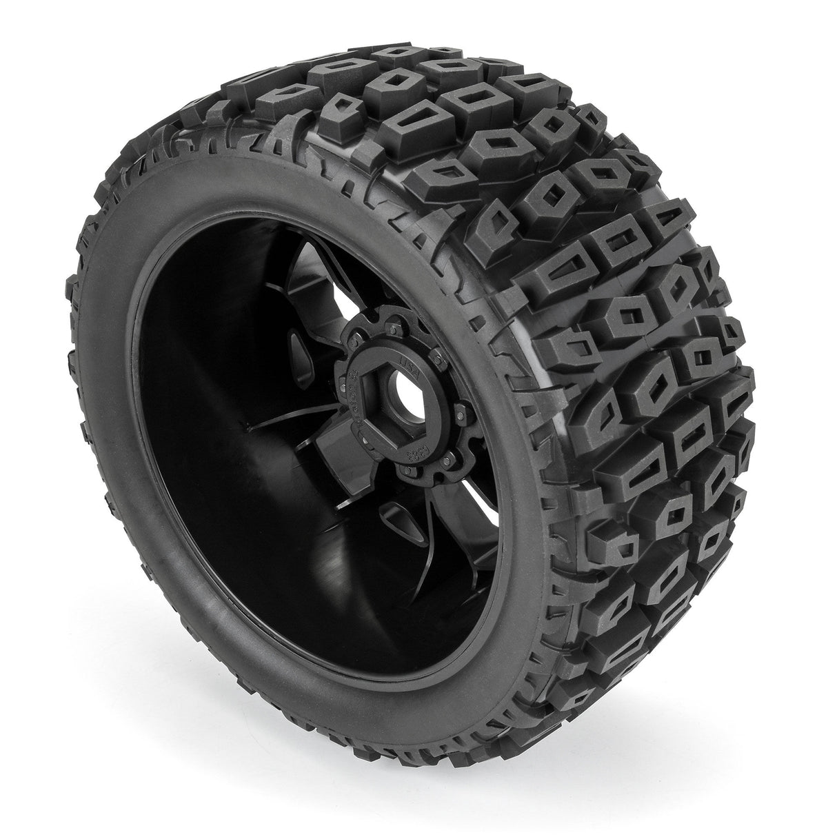 Brutus F/R 5.7" Monster Truck Tires MTD 24mm Black Ripper (2)