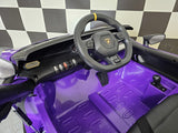 Children's car Lamborghini Auténtica purple 12 volts