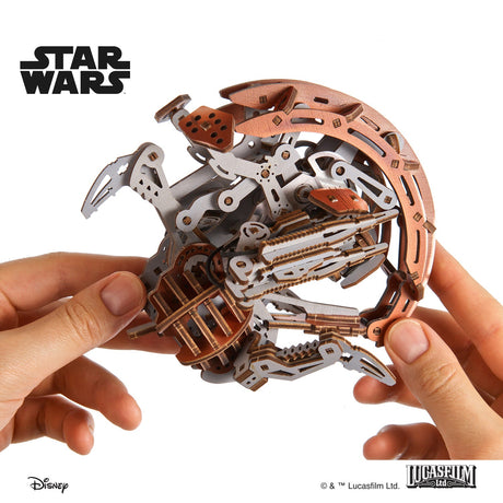 UGEARS Star Wars Droideka – 3D træbyggesæt med transformation (180 dele)