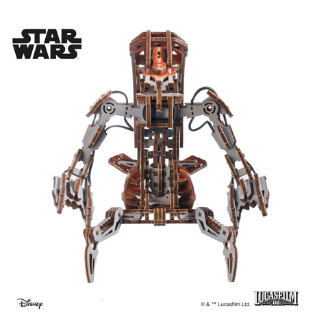 UGEARS Star Wars Droideka – 3D træbyggesæt med transformation (180 dele)