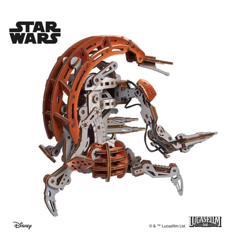 UGEARS Star Wars Droideka – 3D træbyggesæt med transformation (180 dele)