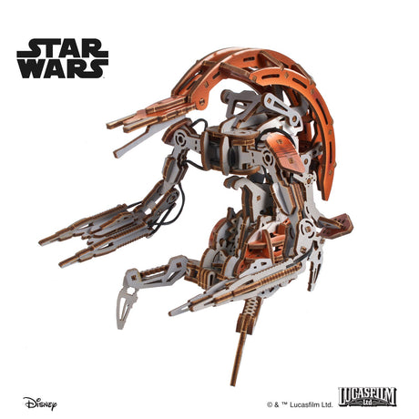 UGEARS Star Wars Droideka – 3D træbyggesæt med transformation (180 dele)