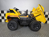 Dumper elektrisk børnelastwagen m. fjernbetjening