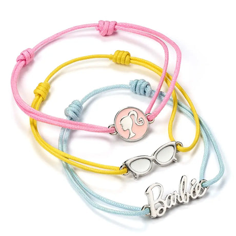 3 friendship bracelets - Barbie