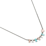 Enamelled letters Barbie necklace - Barbie