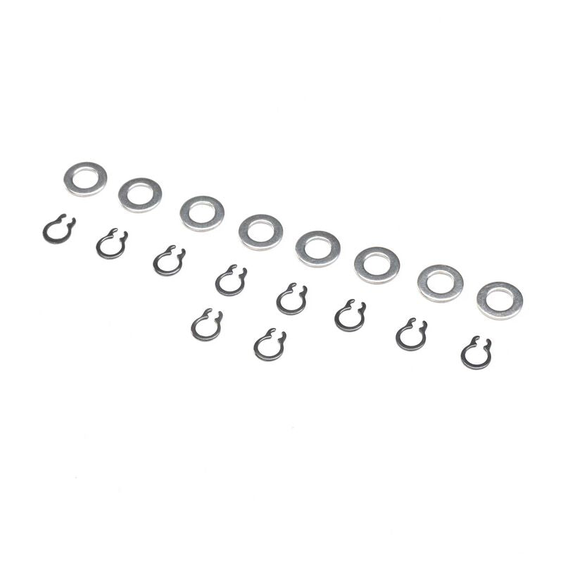 E-flite Wheel Axle E-Clips: V1200 V2