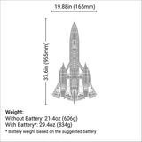 SR-71 Blackbird 40mm Twin EDF BNF Basic