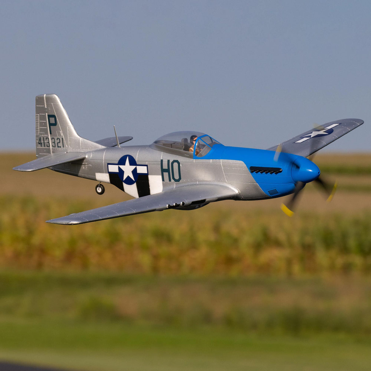 P-51D Mustang 1.2m with Smart BNF Basic-