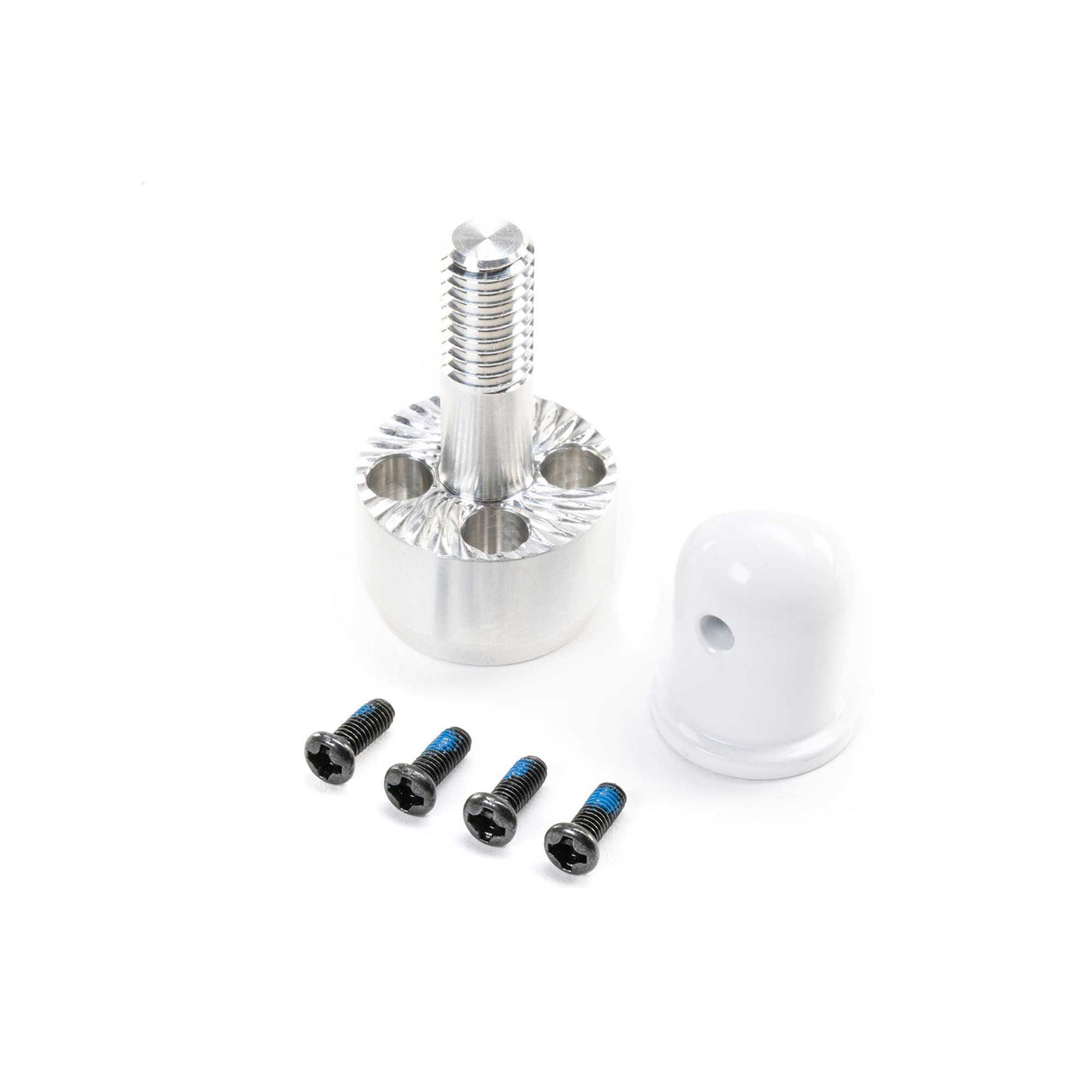 Prop Adapter And Spinner Nut (White): RC-45J 1.5m