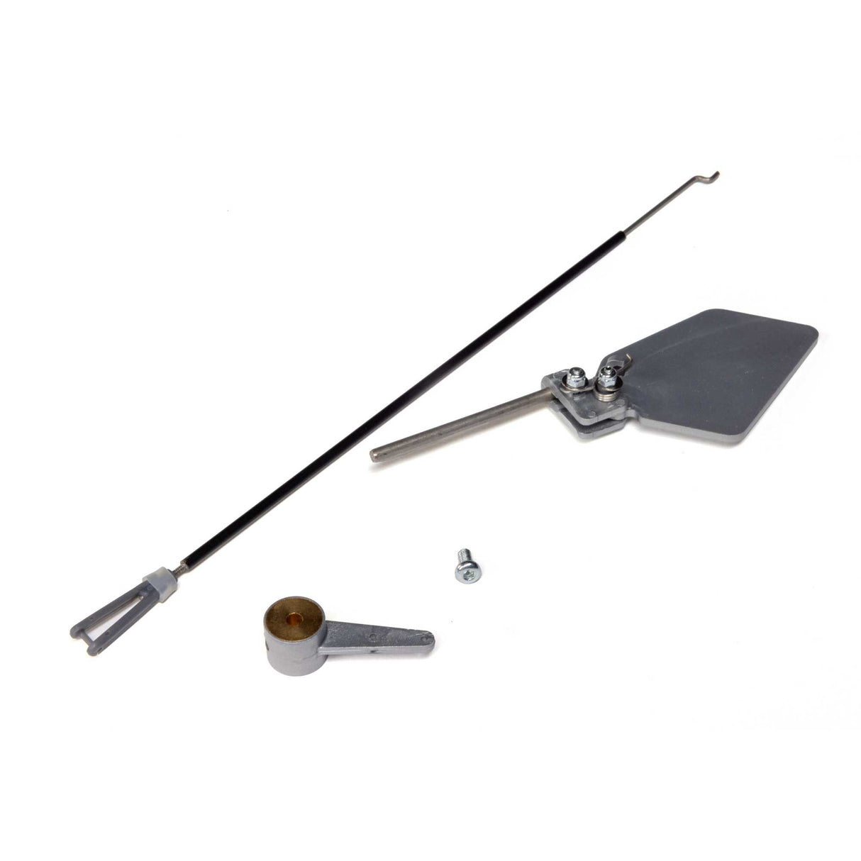 Water Rudder with Pushrod, Silver; 39.5" Floats