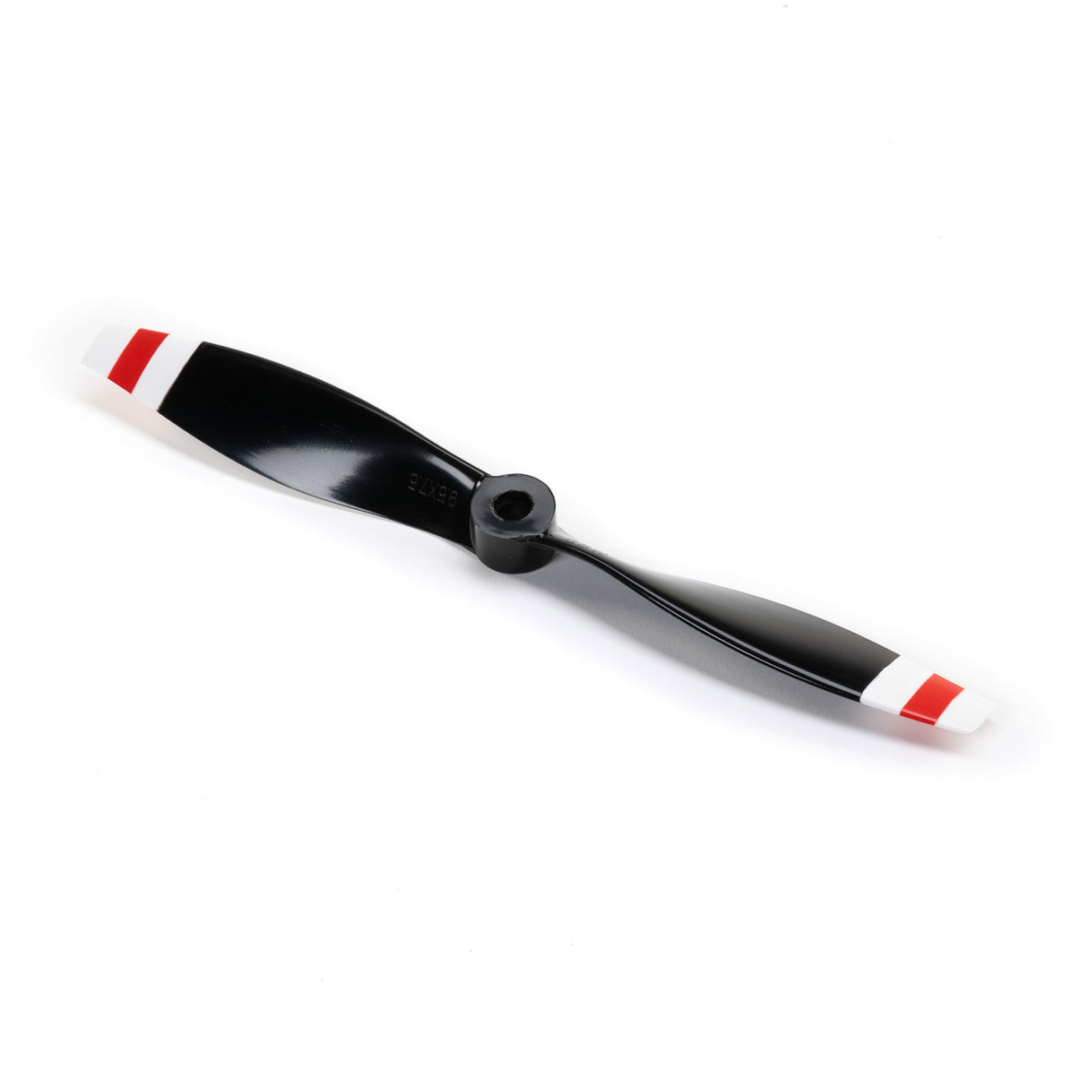 9.5 x 7.5 CCW Right Propeller: RC-45J 1.5m (Black w/Red and White Tips)