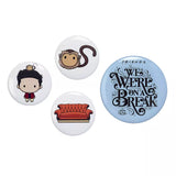Ross 4 Button Badge Set - Friends