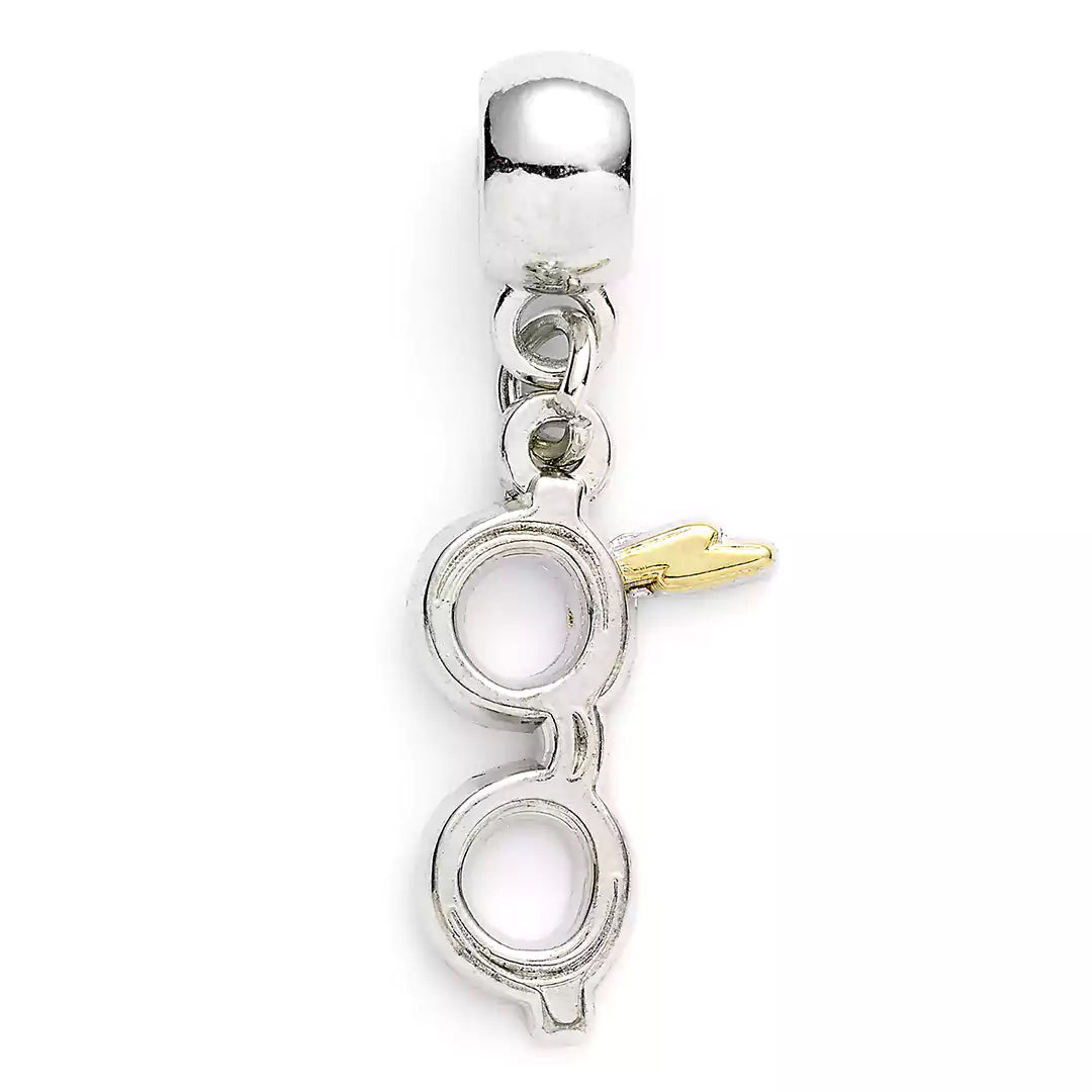 Lightning Bolt with Glasses Slider Charm - Harry Potter