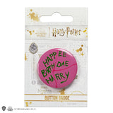 Happee Birthdae cake badge - Harry Potter
