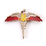 Rose Gold Plated Fawkes Pinbadge - Harry Potter
