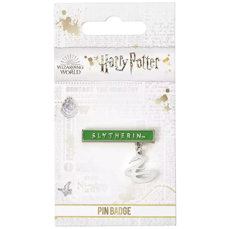 Slytherin plaque pin badge - Harry Potter