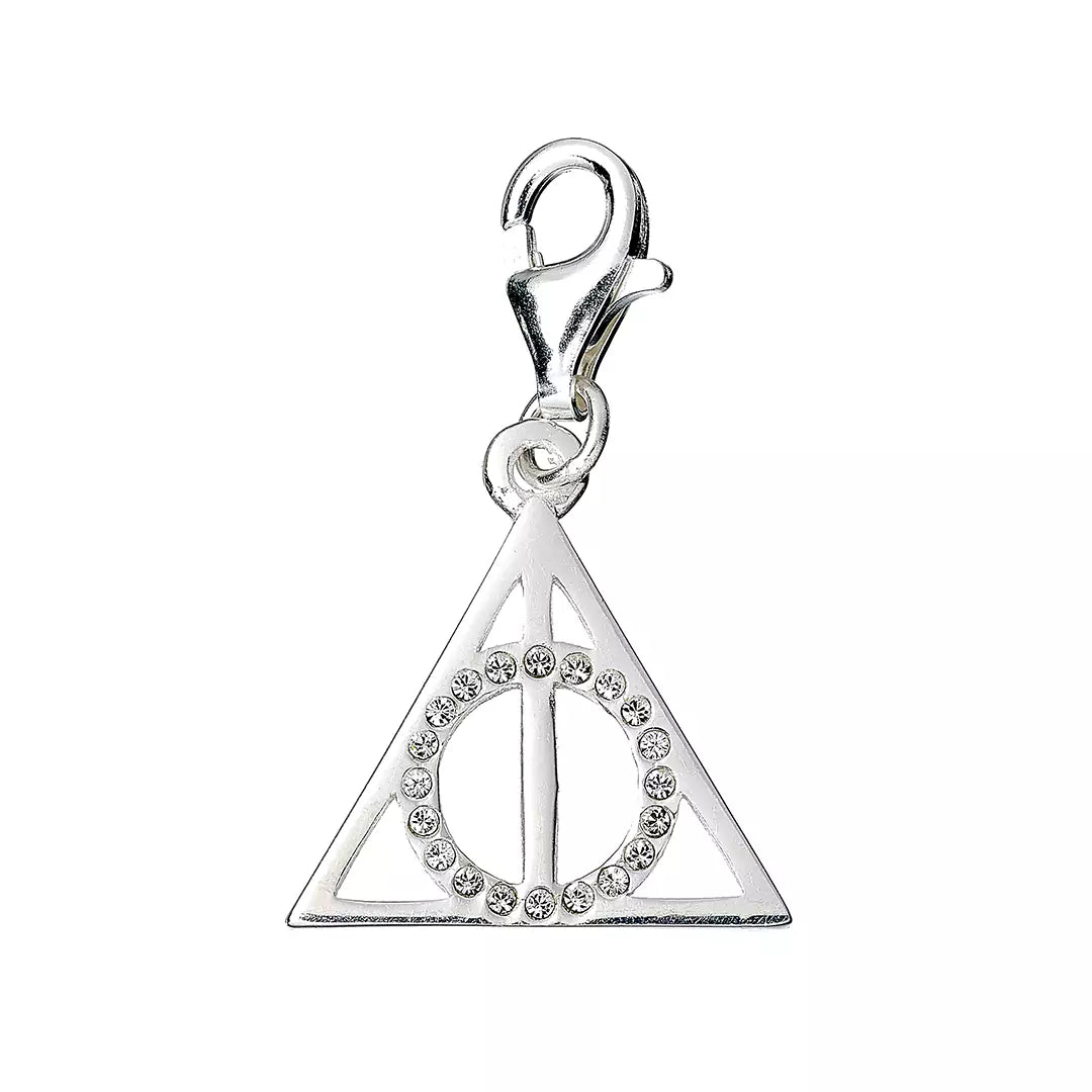 Deathly Hallows Clip on Charm with crystals