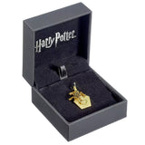 Sterling silver chocolate Frog clip charm with Crystal - Harry Potter